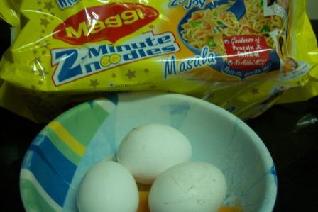 Egg and Maggi Noodles